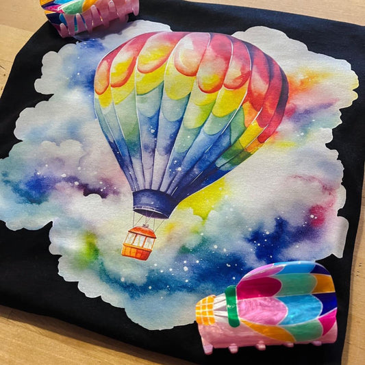 Rainbow Hot Air Balloon