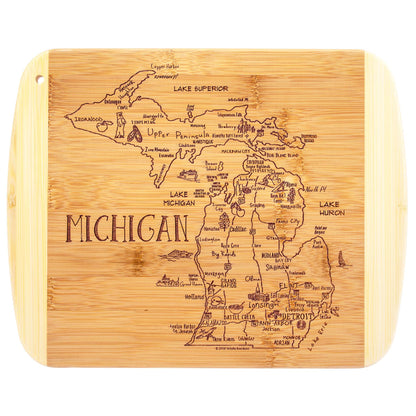 A Slice of Life Michigan Cutting & Charcuterie Board