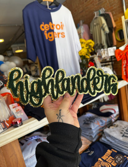 Highlander Chenille Patches