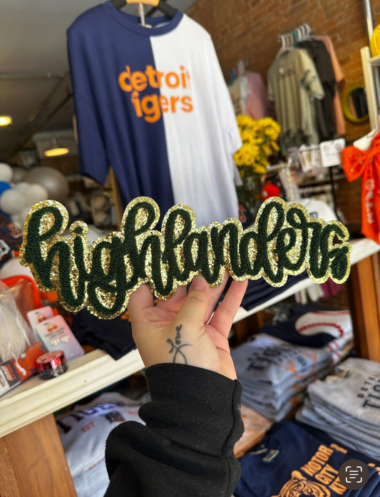 Highlander Chenille Patches
