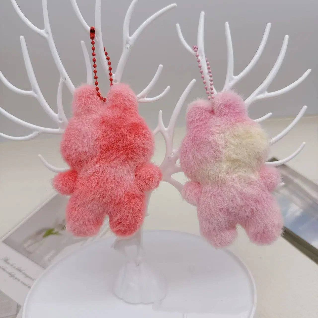 Cartoon Plush Keychain