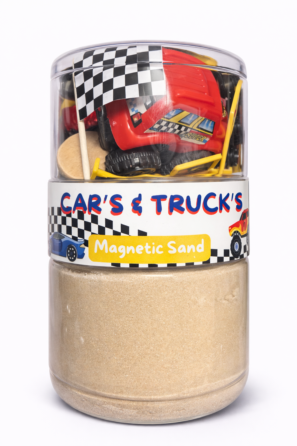 Cars & Trucks Sand Jar