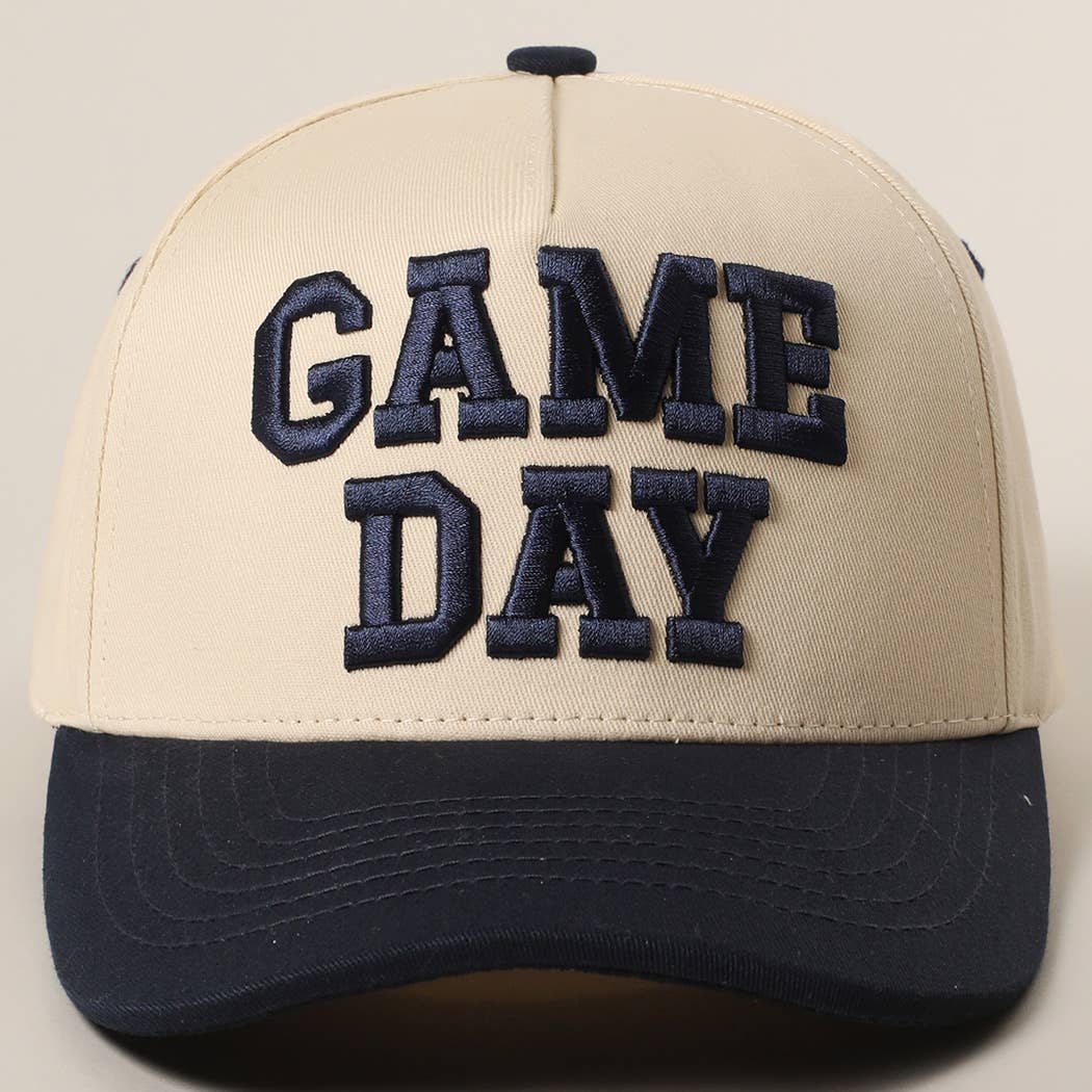 Game Day Embroidered Hat: Orange