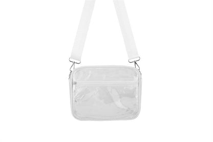 Ladies Clear see Thru Crossbody Fashion Handbag