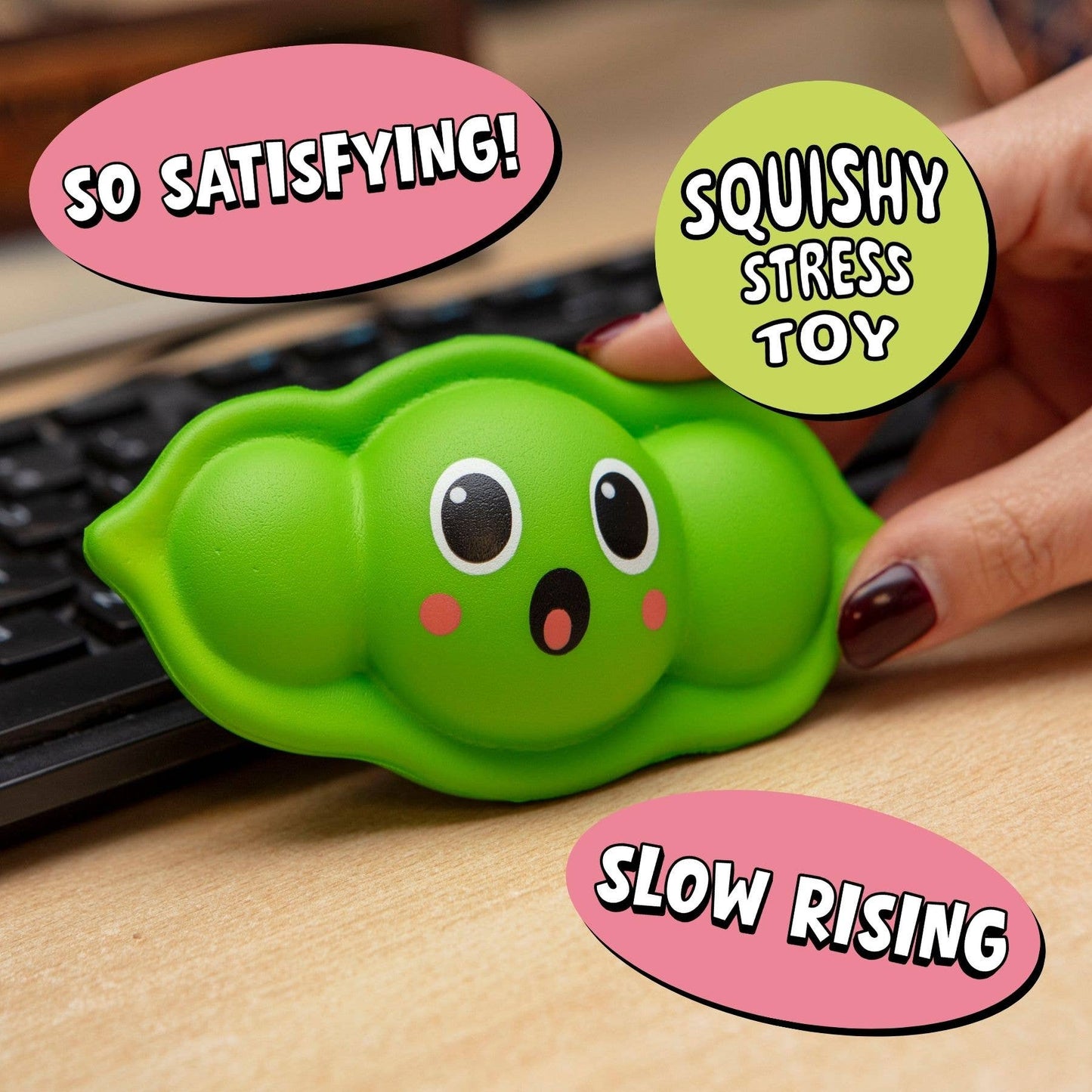 Squeezy Peasy Funny Stress Balls - Squishy Toy