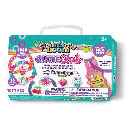 2100 Rubber Bands with Organizer and Auto Loom - Cutie Club