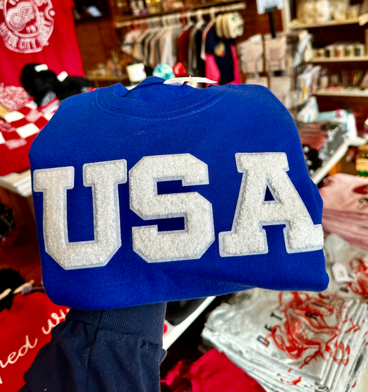 USA Patch Kids Crewneck