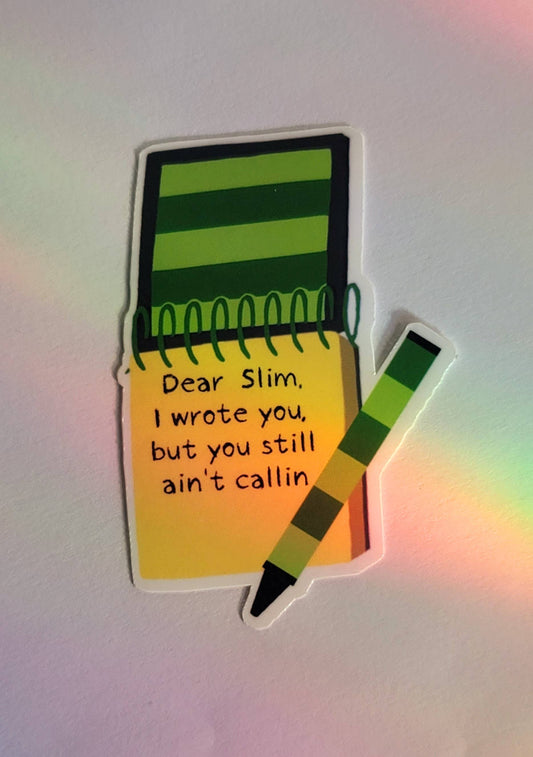 Dear Slim Sticker