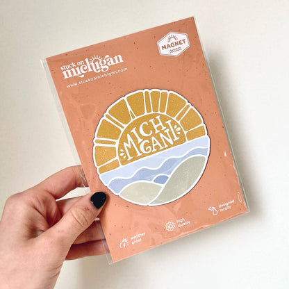 Lake Michigan & Dunes Magnet