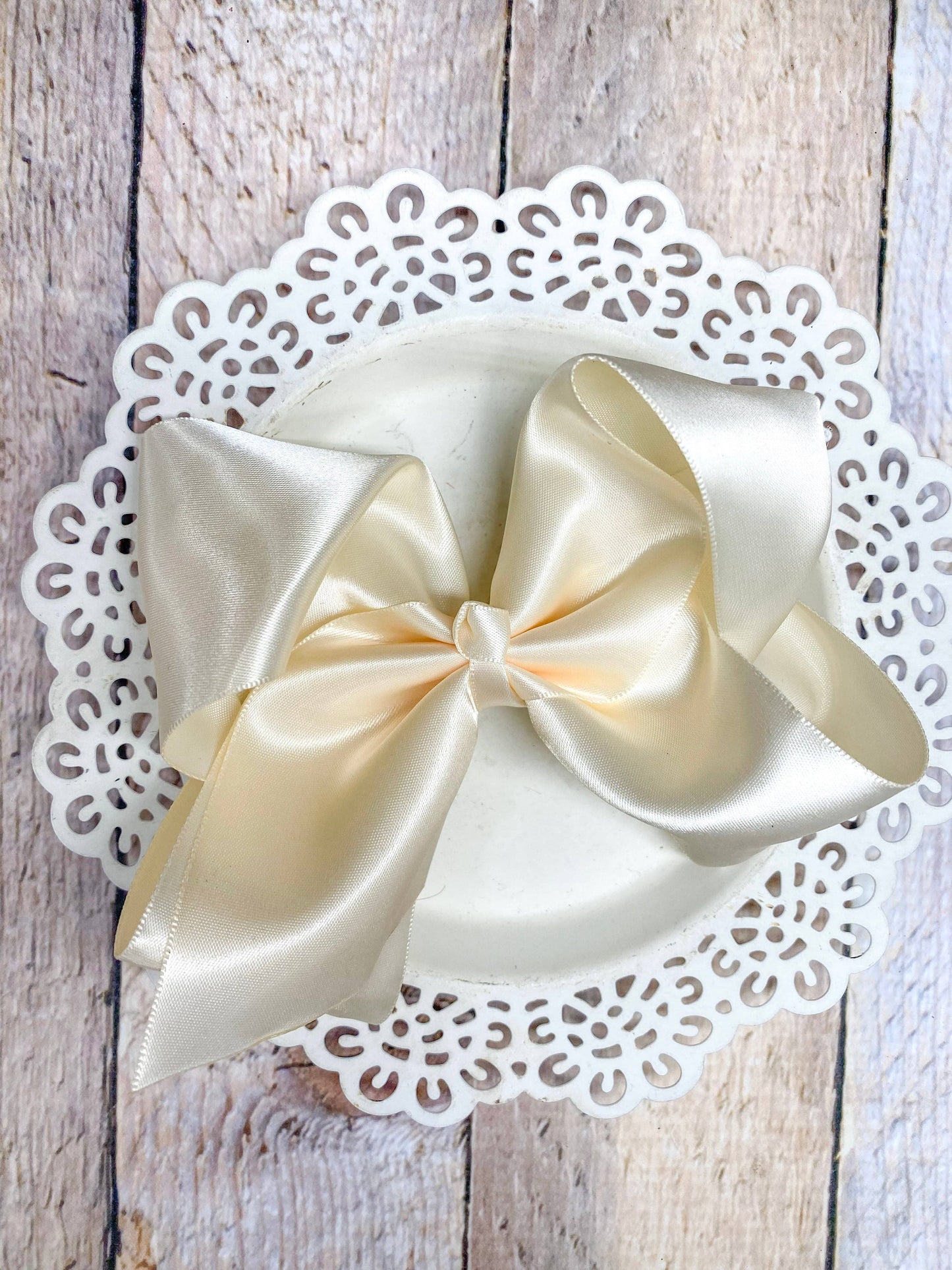 Forest Satin Bow