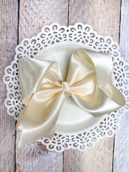 Forest Satin Bow