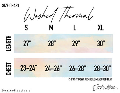 Gingerbread Thermal Vintage Pullover