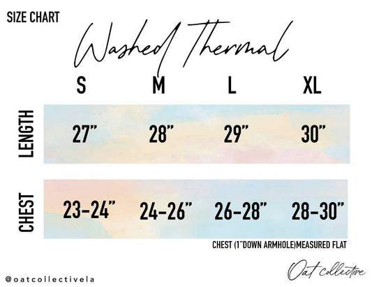 Gingerbread Thermal Vintage Pullover