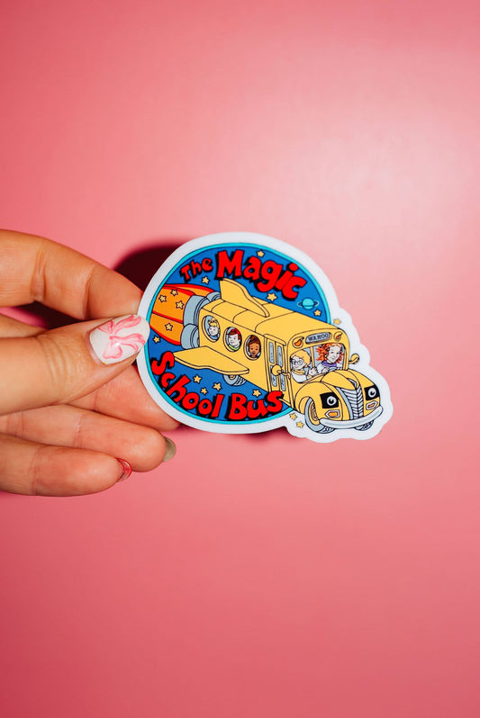 Magic School Bus Sticker, Ms. Frizzle, 90's TV Show, Vintage