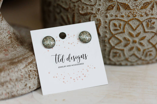 Petoskey Stone Earrings