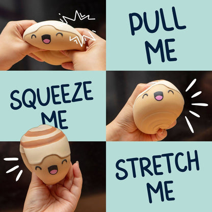 Squishy Stress Ball Toy - Nice Buns - Novelty Fidget Kidult