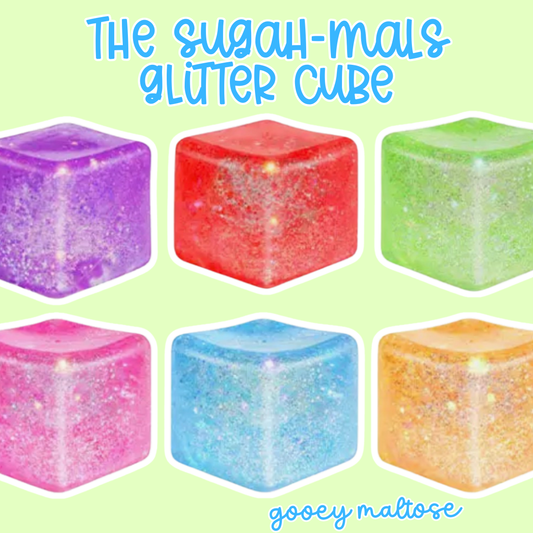 Sugah-Mals™ Glitter Sugar Cube Squishy Stress Ball