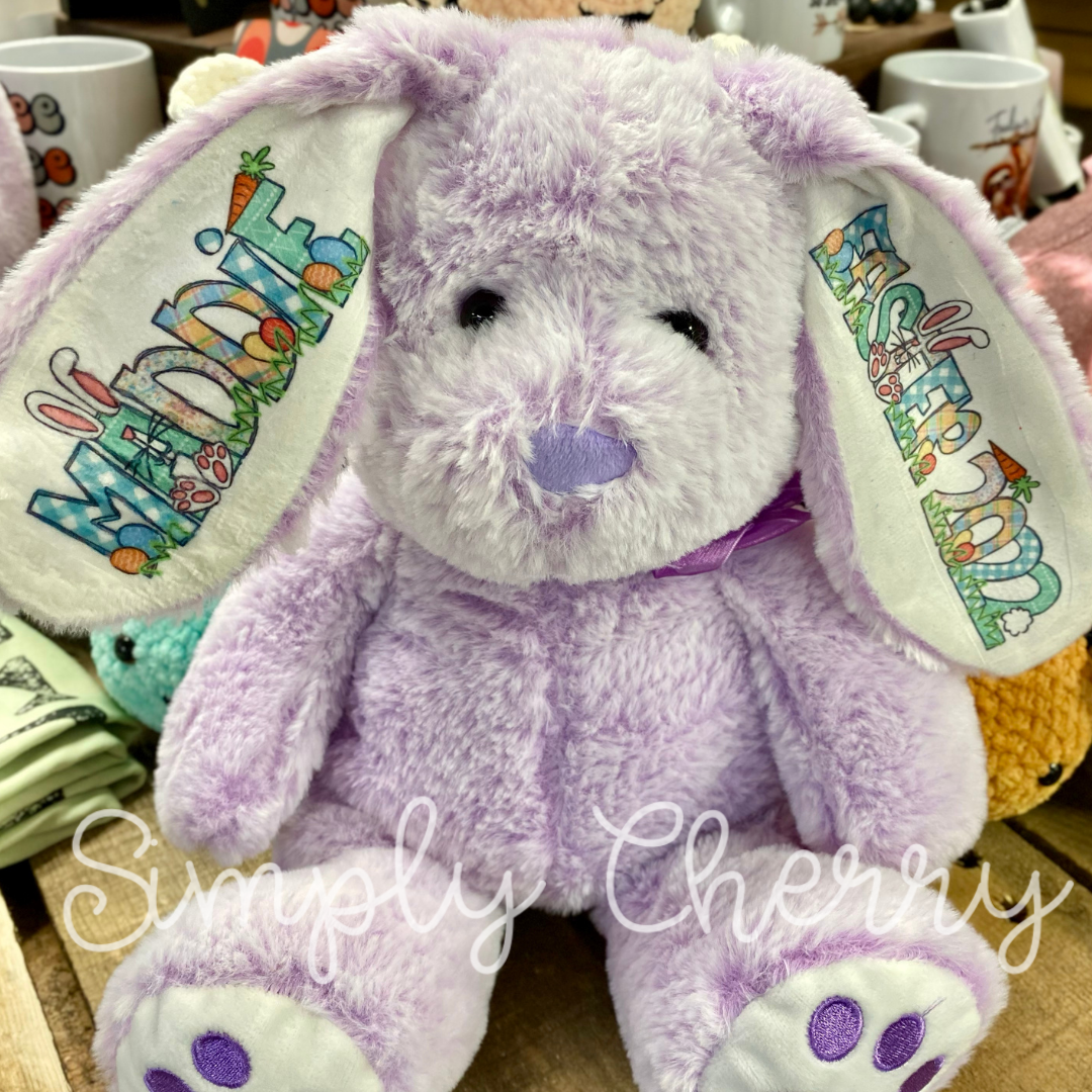 Personalized Easter Bunny Plush